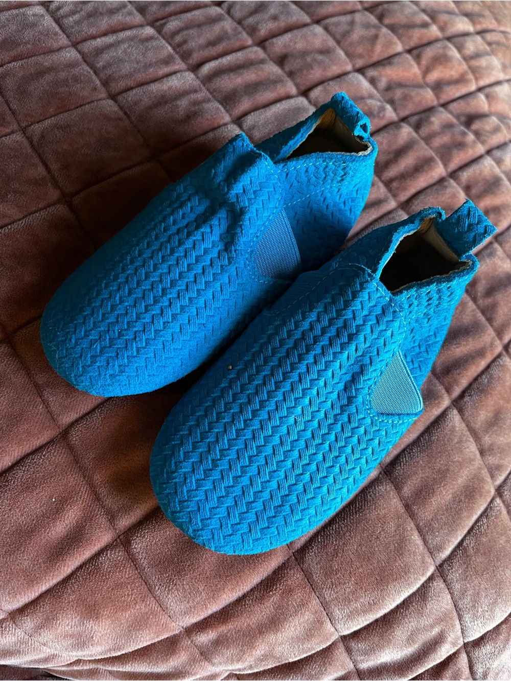 Monkey Feet moccasins blue 18-24m